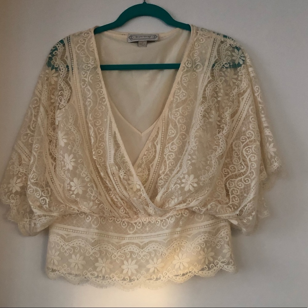 Beyond Vintage lace top